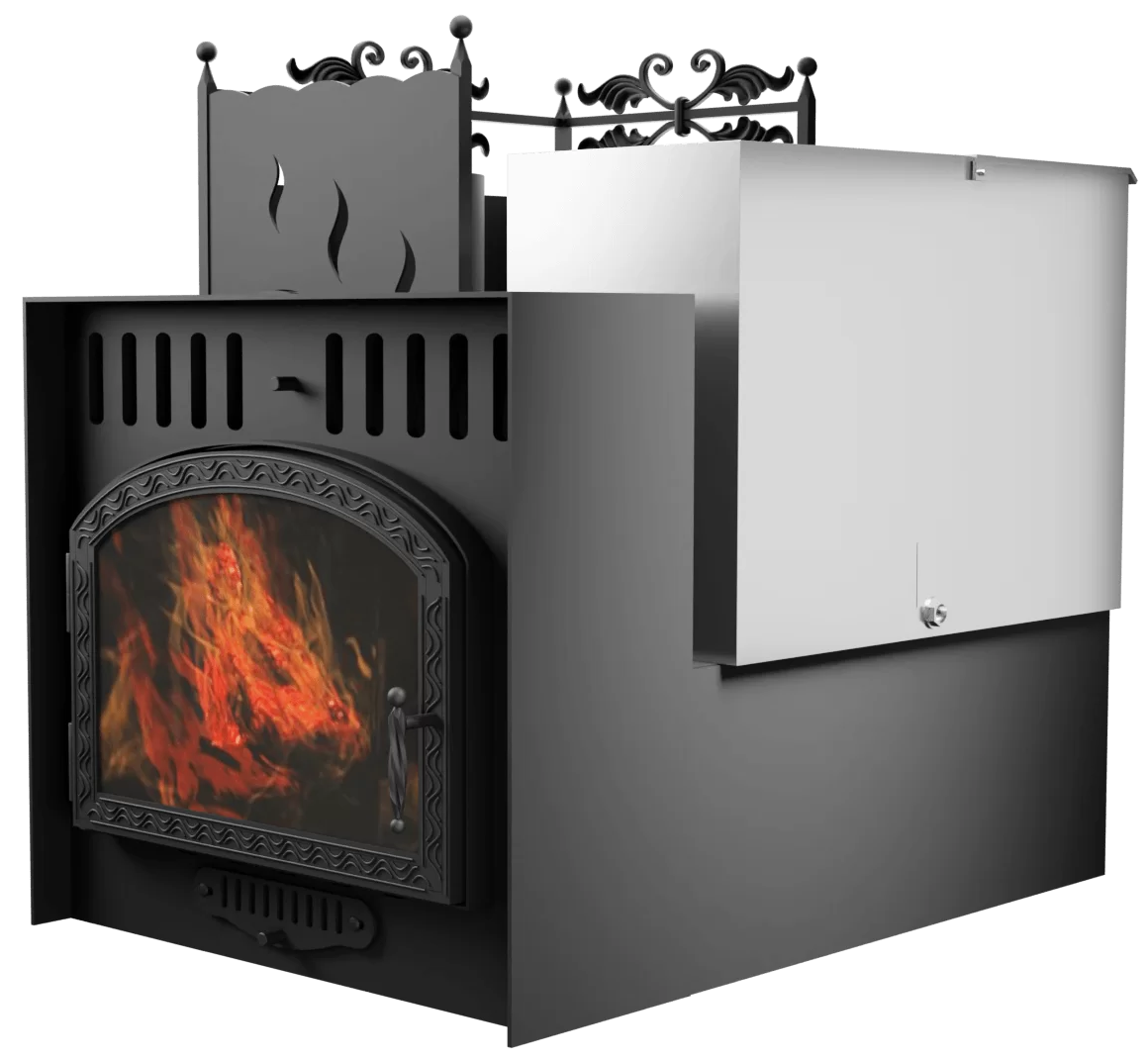 Горыныч 3 СВОП, каменка с левой стороны, большая дверь со стеклом фото в Ростове-на-Дону