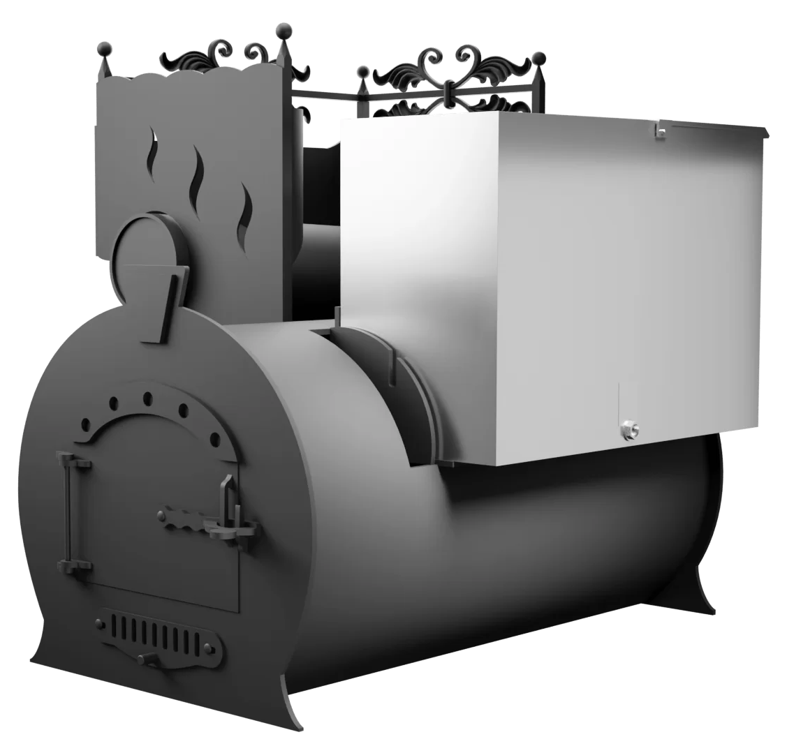 Печь Горыныч 3, каменка с левой стороны фото в Ростове-на-Дону