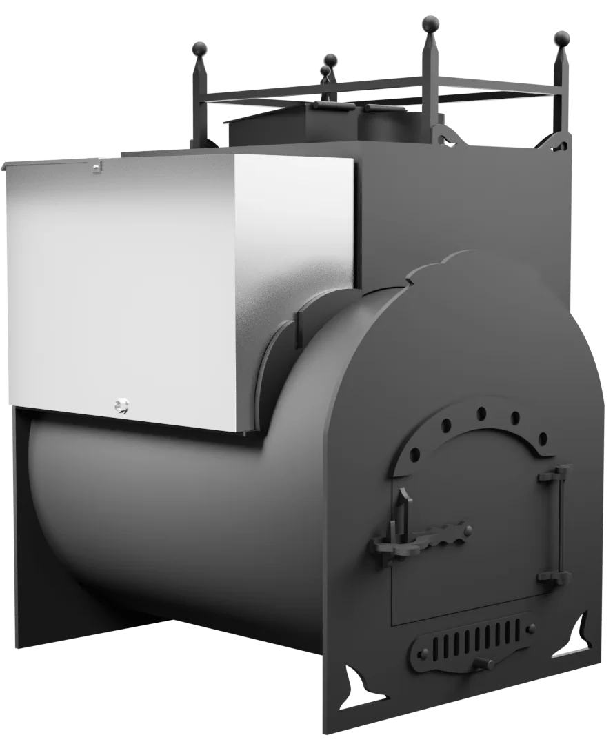 Печь Горыныч Мини, каменка закрытая с правой стороны фото в Ростове-на-Дону