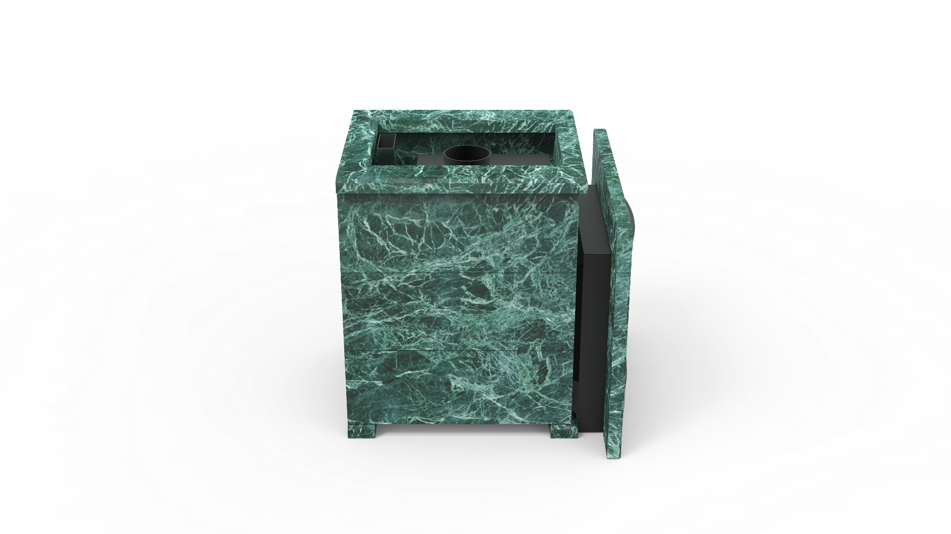 Печь из натурального камня Genesis GN 500 облицовка открытая пироксенит-элит фото в Ростове-на-Дону