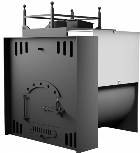 Печь Горыныч Мини, каменка закрытая с левой стороны, естественная система воздушного отопления фото в Ростове-на-Дону