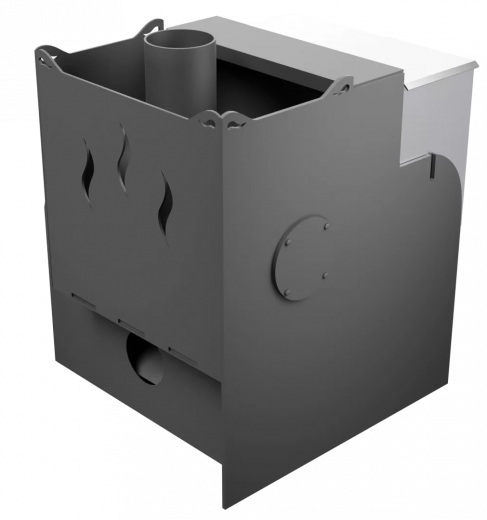 Печь Горыныч Мини, каменка с правой стороны, система воздушного отопления фото в Ростове-на-Дону