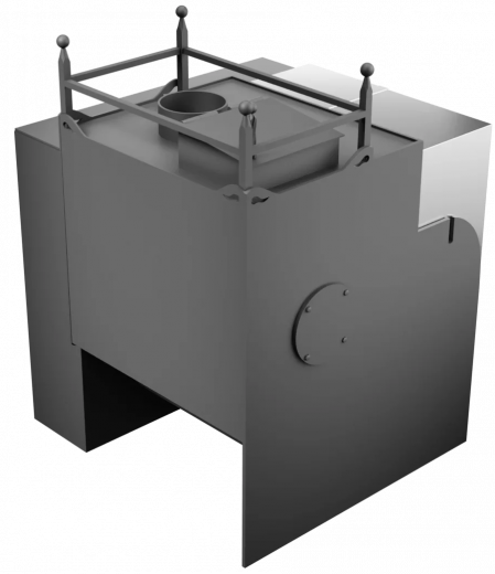Печь Горыныч Мини, каменка закрытая с правой стороны, естественная система воздушного отопления фото в Ростове-на-Дону