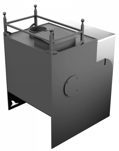 Печь Горыныч Мини, каменка закрытая с правой стороны фото в Ростове-на-Дону