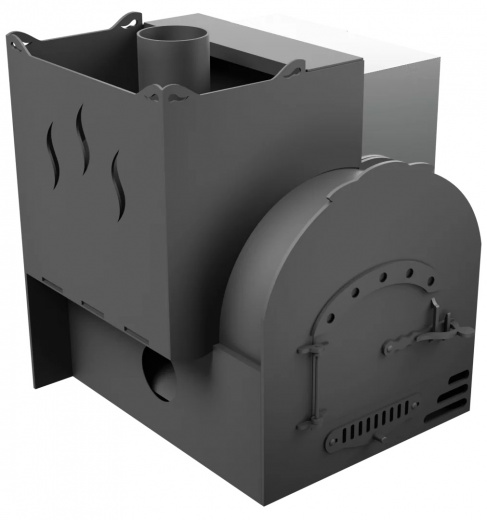 Печь Горыныч Мини, каменка с левой стороны, система воздушного отопления фото в Ростове-на-Дону