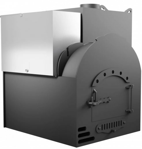 Печь Горыныч Мини, каменка с правой стороны, система воздушного отопления фото в Ростове-на-Дону