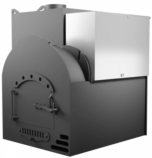 Печь Горыныч Мини, каменка с левой стороны, система воздушного отопления фото в Ростове-на-Дону