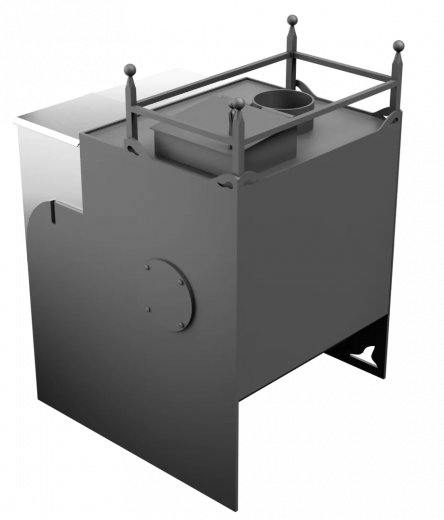 Печь Горыныч Мини, каменка закрытая с левой стороны фото в Ростове-на-Дону