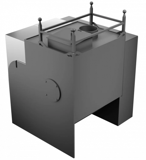 Печь Горыныч Мини, каменка закрытая с левой стороны, естественная система воздушного отопления фото в Ростове-на-Дону