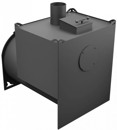 Печь Горыныч Мини, двойная каменка закрытая, малая дверь со стеклом фото в Ростове-на-Дону